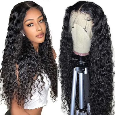 WPR Original 100% Remy Hair Water Wave Wig With Thick Ends 8-40inch Full Lace Wig Straight highlight 13x4 13x6 360 Transparent Lace Human Hair Wigs 10a ,12a Virgin human Hair HD Full lace Wig